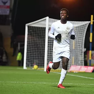 Eddie Nketiah Scores His Second: Arsenal Moves Forward in FA Cup Against Oxford United