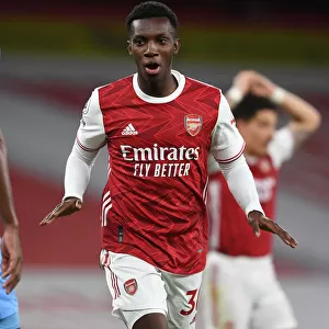 Eddie Nketiah Scores His Second Goal: Arsenal's Triumph Over West Ham United in the 2020-21 Premier League