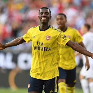 Eddie Nketiah Scores His Second Goal for Arsenal Against Fiorentina in 2019 International Champions Cup, Charlotte