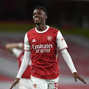Eddie Nketiah Scores His Second Goal: Arsenal vs. West Ham, 2020-21 Premier League
