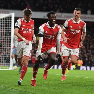 Eddie Nketiah Scores His Second Goal: Arsenal's Victory over West Ham United in the 2022-23 Premier League Eddie Nketiah Scores His Second Goal: Arsenal's Victory over West Ham United in the 2022-23 Premier League