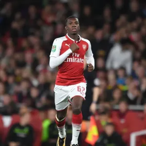 Eddie Nketiah Substitution: Arsenal vs Norwich City, Carabao Cup 2017-18 Eddie Nketiah Substitution: Arsenal vs Norwich City, Carabao Cup 2017-18