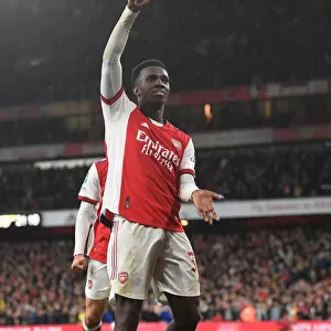 Eddie Nketiah's Brace: Arsenal Triumphs Over Leeds United in Carabao Cup