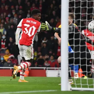 Eddie Nketiah's Double Hat-trick: Arsenal Reach Carabao Cup Semis