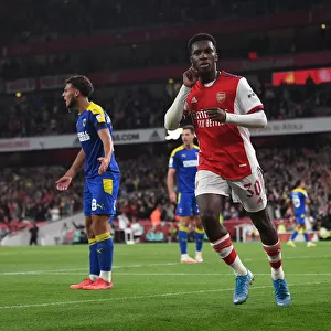Eddie Nketiah's Hat-Trick: Arsenal Dominates AFC Wimbledon in Carabao Cup