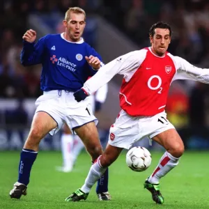 Edu (Arsenal) Print, Leicester City v Arsenal FA Premiership Match