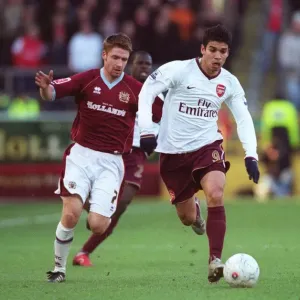 Eduardo (Arsenal) James O Connor (Burnley) Eduardo (Arsenal) James O Connor (Burnley)