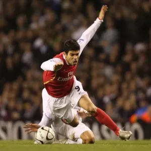 Eduardo (Arsenal) Jermaine Jenas (Tottenham) Eduardo (Arsenal) Jermaine Jenas (Tottenham)