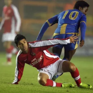 Eduardo (Arsenal) Joe Collins (Portsmouth) Eduardo (Arsenal) Joe Collins (Portsmouth)