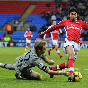 Eduardo (Arsenal) Jussi Jskelainen (Bolton). Bolton Wanderers 0: 2 Arsenal