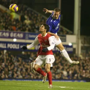 Eduardo (Arsenal) Phil Jagielka (Everton) Eduardo (Arsenal) Phil Jagielka (Everton)