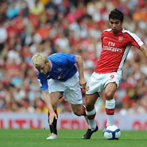 Eduardo (Arsenal) Steven Naismith (Rangers)
