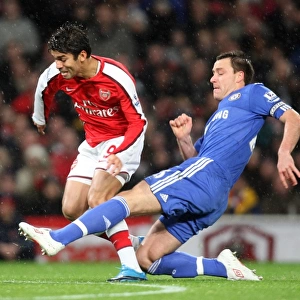 Eduardo vs John Terry: Chelsea's Dominance over Arsenal in the 2009-10 Barclays Premier League (3-0)