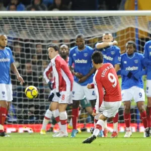 Eduardo's Stunner: Arsenal's First Goal in 1-4 Victory over Portsmouth (December 30, 2009)