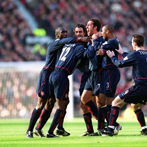 Edu's Historic Goal: Arsenal's Unforgettable 2-0 Victory Over Manchester United in the FA Cup, 2003 (with Sol Campbell, Lauren, Robert Pires, Francis Jeffers, and Ashley Cole)