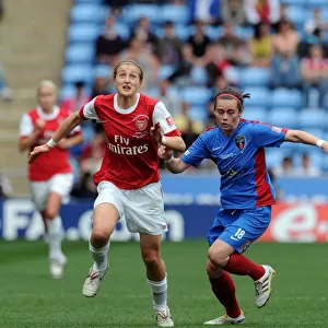 Ellen White (Arsenal) Alex Culvin (Bristol). Arsenal Ladies 2: 0 Bristol Academy