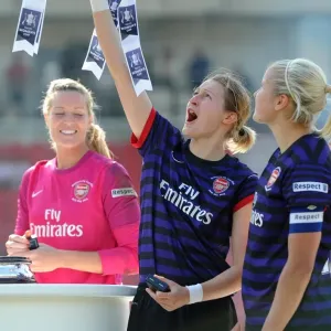 Ellen White (Arsenal) with the FA Cup Trophy. Arsenal Ladies 3: 0 Bristol Academy Ellen White (Arsenal) with the FA Cup Trophy. Arsenal Ladies 3: 0 Bristol Academy