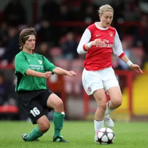 Ellen White (Arsenal) Jadranka Pavicevic (ZFK). Arsenal Ladies 9: 0 ZFK Masinac Ellen White (Arsenal) Jadranka Pavicevic (ZFK). Arsenal Ladies 9: 0 ZFK Masinac