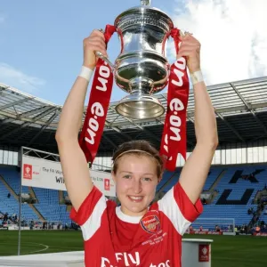 Ellen White with the FA Cup: Arsenal's Victory over Bristol Academy (2011) Ellen White with the FA Cup: Arsenal's Victory over Bristol Academy (2011)
