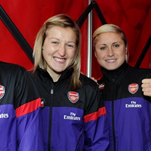 Ellen White and Steph Houghton (Arsenal Ladies). Arsenal 1: 0 Queens Park Rangers