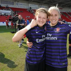 Ellen White and Steph Houghton Print - Arsenal Ladies 3:0 Bristol Academy Ellen White and Steph Houghton Print - Arsenal Ladies 3:0 Bristol Academy