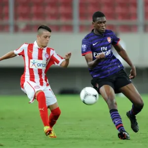 Elton Monteiro vs. Georgios Lyras: Intense Clash in NextGen Series Match between Olympiacos and Arsenal Elton Monteiro vs. Georgios Lyras: Intense Clash in NextGen Series Match between Olympiacos and Arsenal