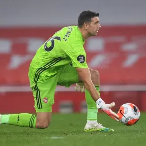 Emi Martinez: In Action for Arsenal Against Leicester City, Premier League 2019-2020