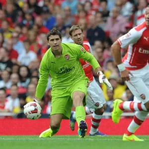 Emi Martinez (Arsenal). Arsenal 5 : 1 Benfica. Le Emirates Cup, Jour 1. Emirates Stadium, 2 / 8 / 14