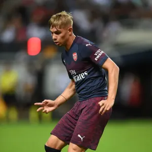Emile Smith Rowe in Action: Arsenal vs. SS Lazio Pre-Season Friendly, Stockholm 2018 Emile Smith Rowe in Action: Arsenal vs. SS Lazio Pre-Season Friendly, Stockholm 2018