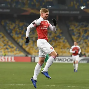 Emile Smith Rowe Print - Europa League Goal Celebration