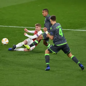 Emile Smith Rowe Faces Off Against Bruno Gasper and Sebastian Coates in Arsenal's Europa League Clash with Sporting CP Emile Smith Rowe Faces Off Against Bruno Gasper and Sebastian Coates in Arsenal's Europa League Clash with Sporting CP