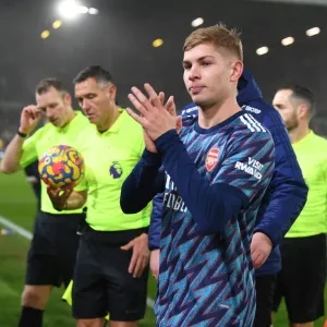 Emile Smith Rowe Print, Leeds United vs Arsenal 2021-22