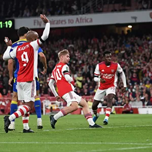 Emile Smith Rowe Scores Arsenal's Second Goal in Carabao Cup Victory over AFC Wimbledon