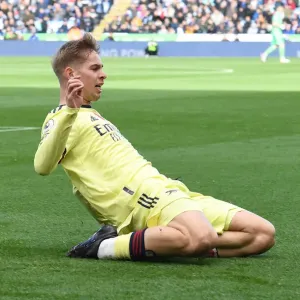 Emile Smith Rowe Scores Arsenal's Second Goal: Leicester City vs Arsenal, Premier League 2021-22