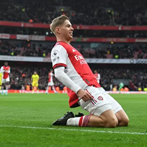 Emile Smith Rowe Scores First Arsenal Goal: Arsenal 1-0 Brentford (Premier League 2021-22)