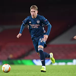 Emile Smith Rowe Shines: Arsenal's Standout Performance Against Rapid Wien in Empty Emirates, UEFA Europa League 2020-21