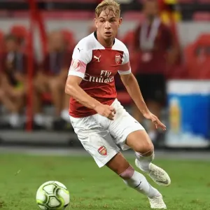 Emile Smith Rowe: Shining Bright in Arsenal's Win Against Atletico Madrid at the International Champions Cup, Singapore 2018