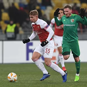 Emile Smith Rowe vs. Oleksandr Skliar: Battle in the Europa League between Vorskla Poltava and Arsenal