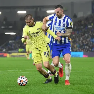 Emile Smith Rowe vs Shane Duffy Print Emile Smith Rowe vs Shane Duffy Print