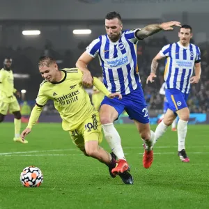 Emile Smith Rowe vs Shane Duffy Print Emile Smith Rowe vs Shane Duffy Print