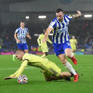 Emile Smith Rowe vs Shane Duffy Print Emile Smith Rowe vs Shane Duffy Print