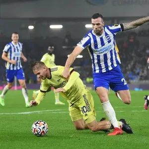 Emile Smith Rowe vs Shane Duffy Print Emile Smith Rowe vs Shane Duffy Print