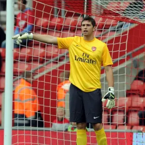 Emiliano Martinez in Action: Arsenal vs. Anderlecht - 2012 Pre-Season