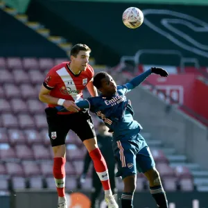 Empty Emirates: Arsenal vs Southampton in FA Cup Amidst Pandemic - Eddie Nketiah's Battle Empty Emirates: Arsenal vs Southampton in FA Cup Amidst Pandemic - Eddie Nketiah's Battle