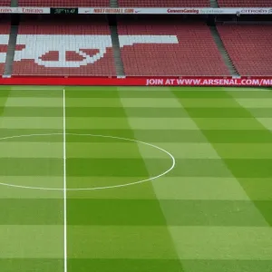 Emirates Stadium Pitch Print - Barclays Premier League Match Emirates Stadium Pitch Print - Barclays Premier League Match