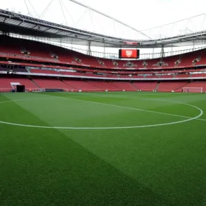 The Emirates pitch. Arsenal 6: 1 Coventry City. Capital One League Cup. Emirates Stadium, 26 / 9 / 12