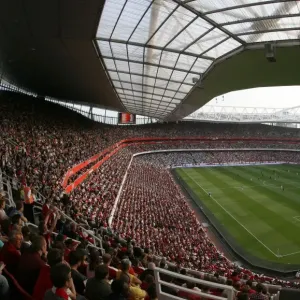 Emirates Stadium. Arsenal 0: 0 Manchester City. Barclays Premier League