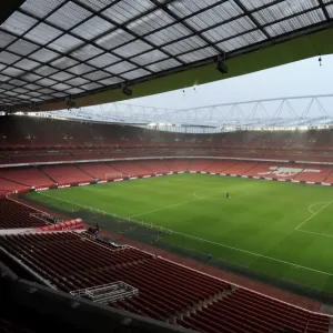 Emirates Stadium. Arsenal 2: 0 Wigan Athletic. Carling Cup, Quarter Final
