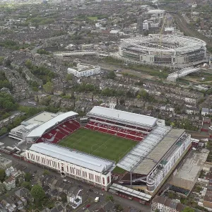 Emirates Stadium and Arsenal Stadium