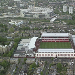 Emirates Stadium and Arsenal Stadium